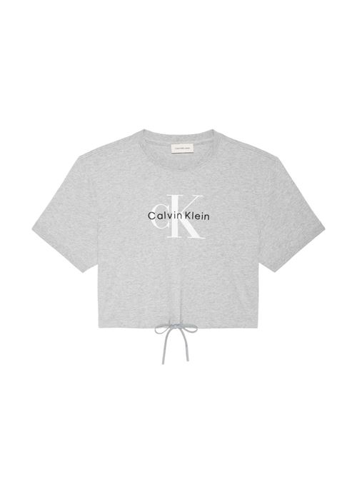 T-shirt crop con coulisse Calvin Klein Jeans | LV047G288GP79